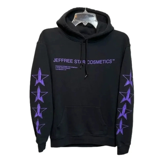 JEFFREE Star Cosmetics 5 Year Anniversary Pullover Hoodie Sweatshirt. - Picture 1 of 6